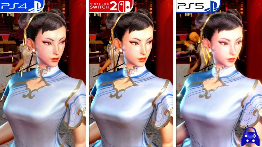 《街霸6》PS4、Switch2、PS5画面对比发布 1