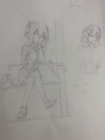 最近的高三生活好艰辛，都不能经常画画了欸