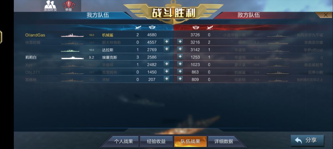 排位航母局还得看超大和 6