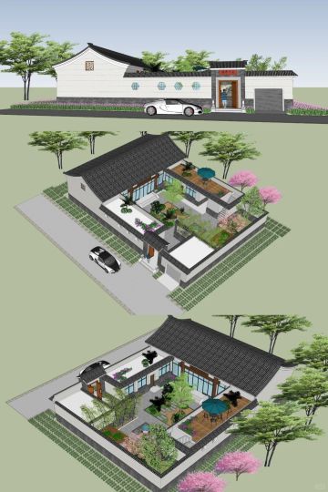 心动小镇，田园小院户型