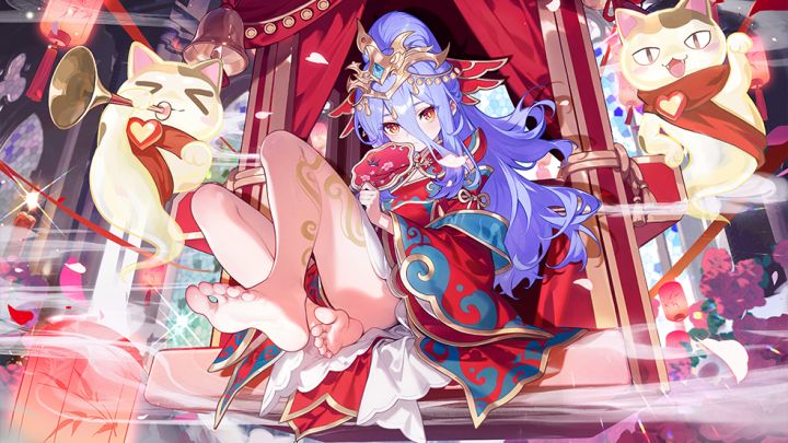 【300大作战】全新皮肤 瞳-凤舞霓裳(限定)截图