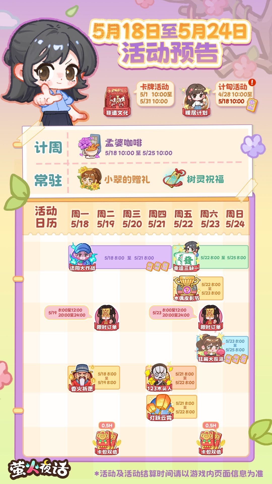 🎁活动抢先看|5月第③周活动预告 1