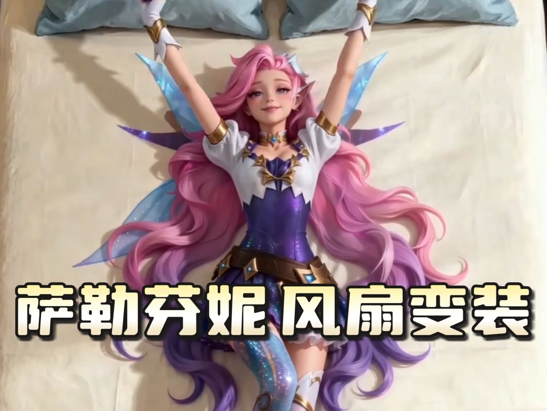LOL英雄联盟：星籁歌姬·萨勒芬妮风扇变装来咯~截图