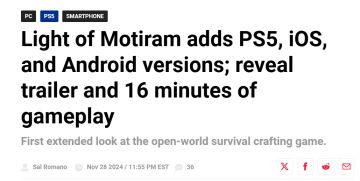 《荒野起源》或将登陆PS5、iOS和安卓平台