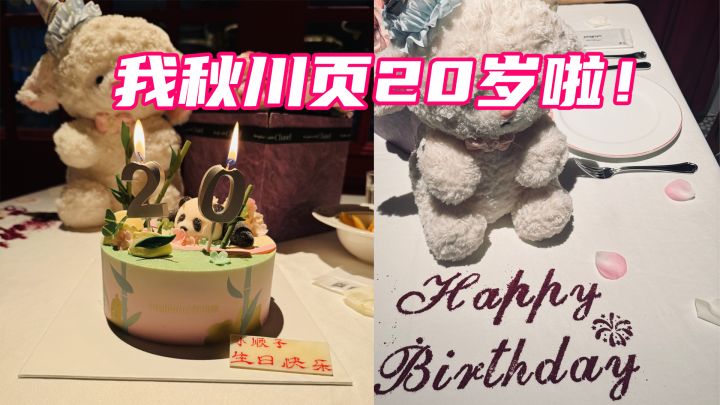 【vlog】说个事！我秋川页20岁了截图