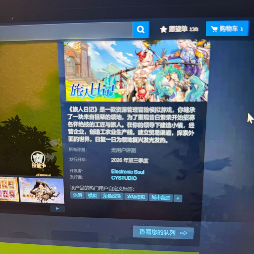 小破站看到说有 steam 平台截图