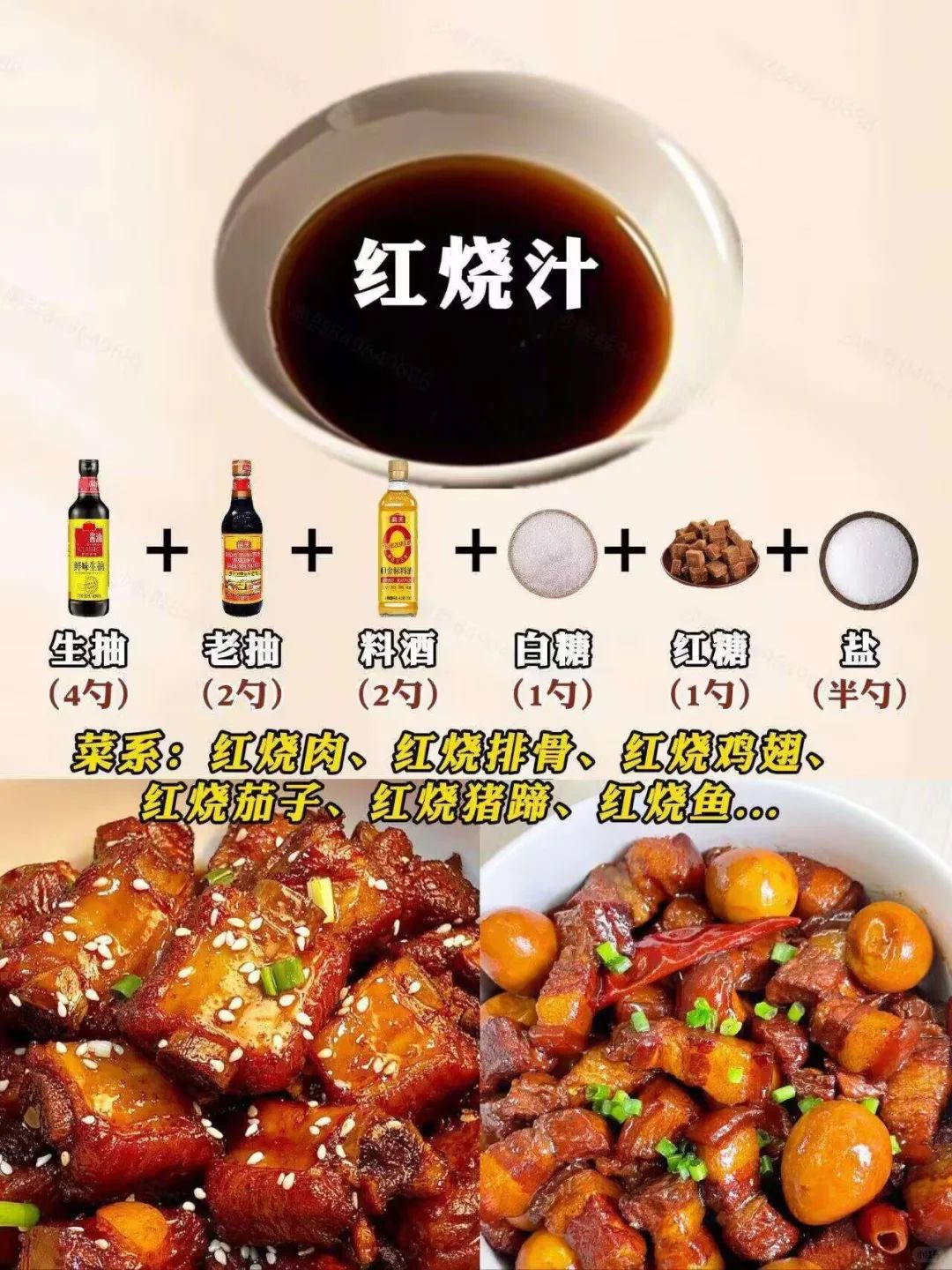 香喷喷的家常调味酱汁公式!满满干货~ 3