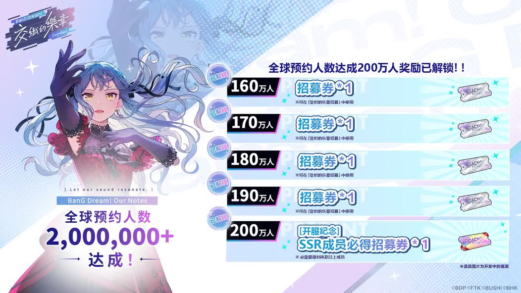 预约破200万!《交织的乐章》送出SSR必得券 1