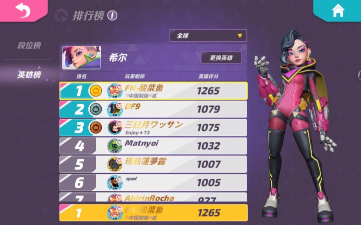 国际服第一希尔截图