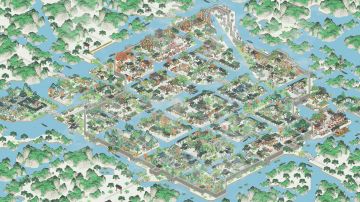 【绍兴府布局1.0版】依依河柳荫茶座,悠悠舟橹过双桥