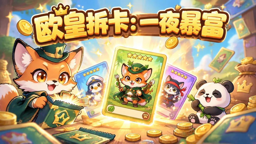 【新游上线】欧皇拆卡:一夜暴富 1