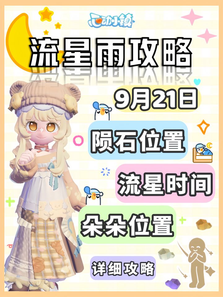 9月21日 流星雨必做攻略来啦 陨石位置截图
