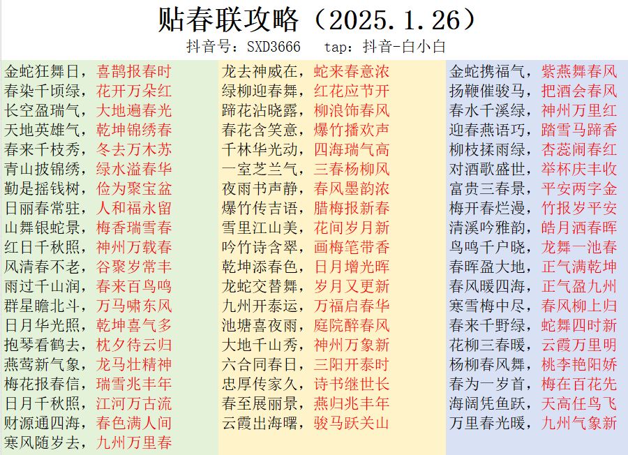 贴春联攻略截图