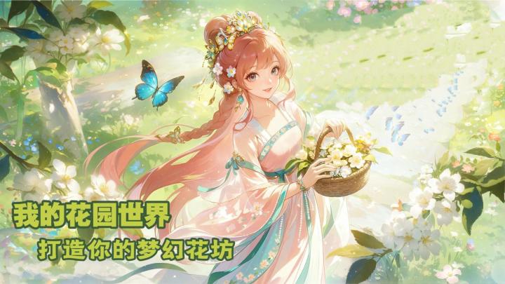 花园模拟经营，打造你的鲜花世界，还有机会拿到真花！截图