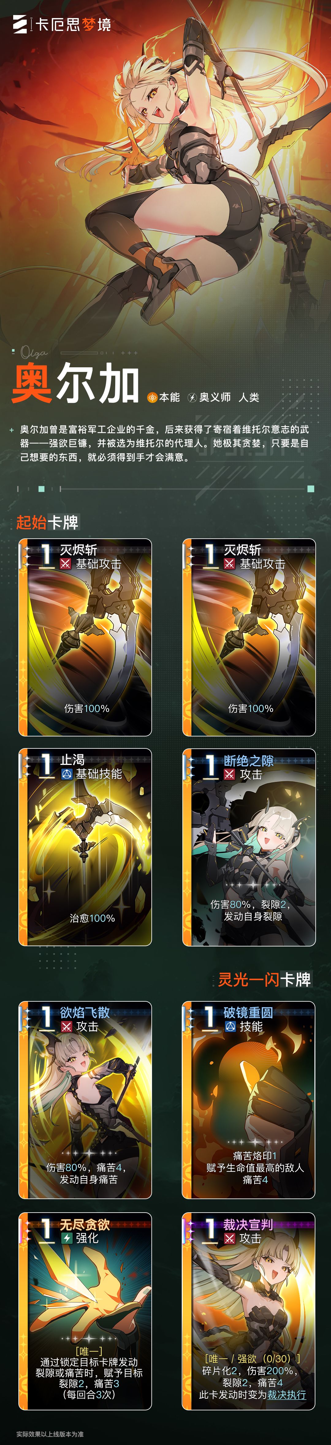 卡厄思情报!奥尔加特效获赞 3