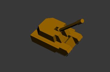 【第二台新坦克草模】坦克太多了，目前火炮才两台（除战列舰）