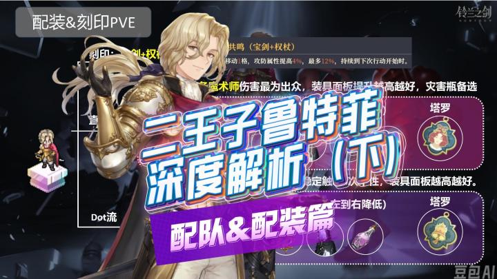 铃兰之剑!好基友一被子!二王子深析——配队&配装篇!截图