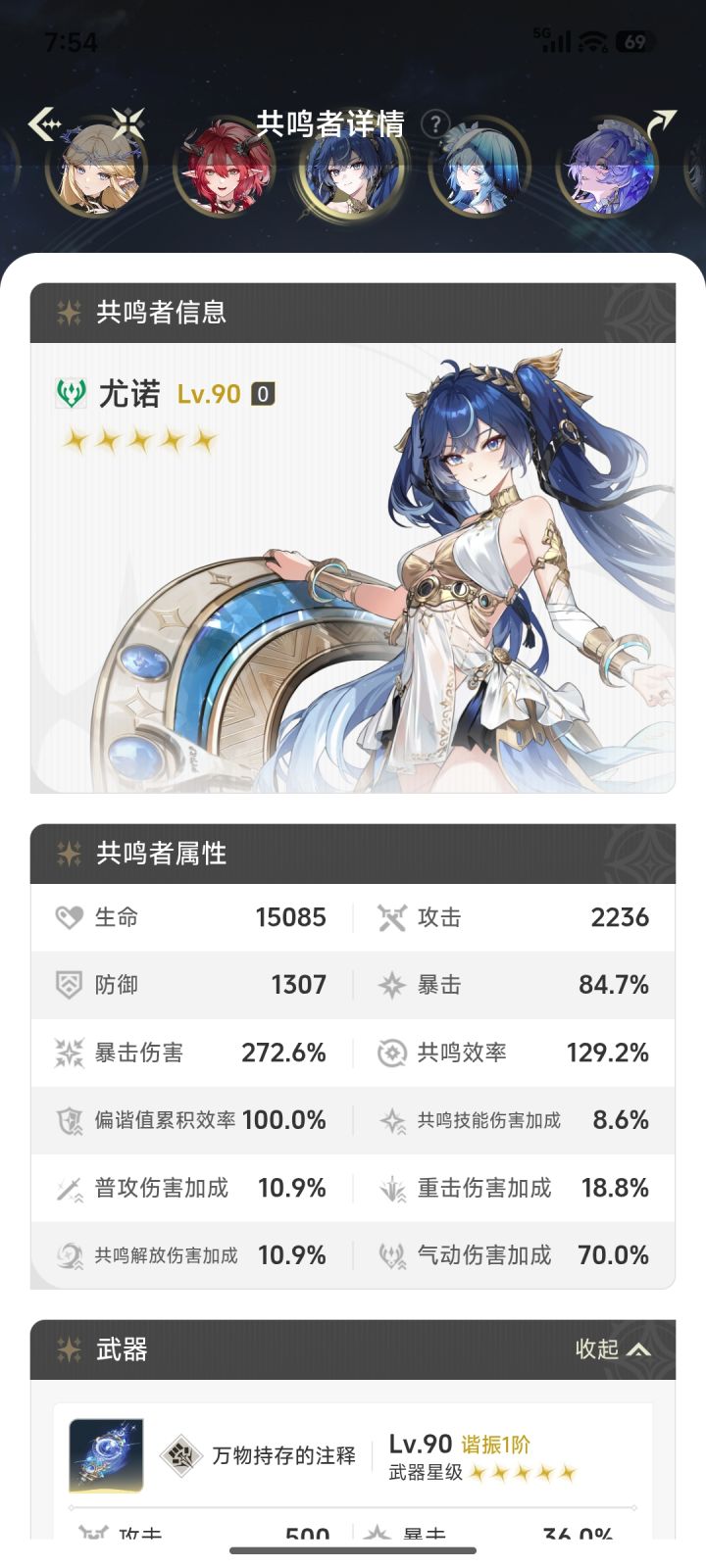 尤诺这样的面板毕业了吗?截图