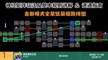 神经矩阵玩法及基本规则讲解 & 榜一速通指南