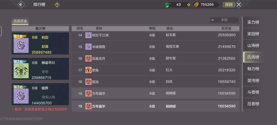 氏族招人啦,新氏族,一起努力😁 2
