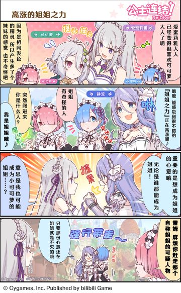 四格漫画更新——「高涨的姐姐之力」