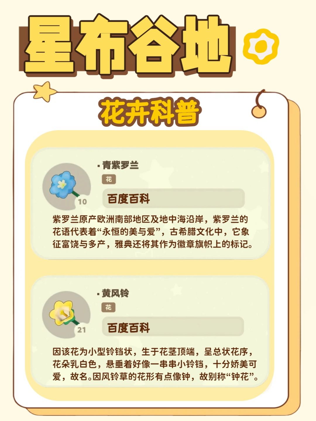 星布谷地花卉科普大全 3