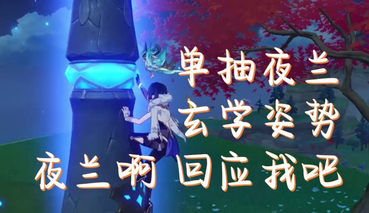 原神单抽夜兰玄学姿势 夜兰啊 回应我吧！见者不歪 玄学改非截图