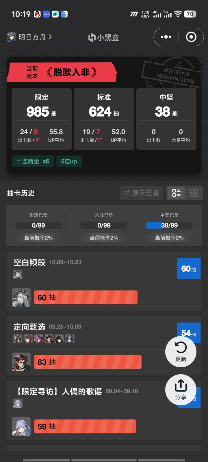 最近真黑啊。截图