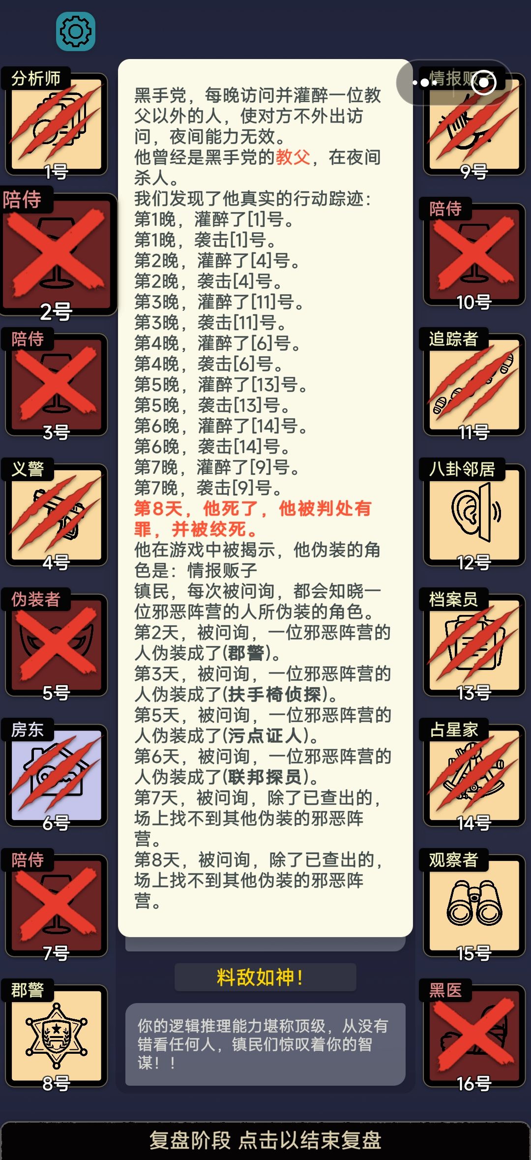 4杀队友后慷慨自首的年度好教父,模范代表 1