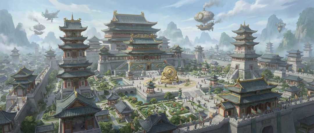 新主城原画曝光!地道三国味 2