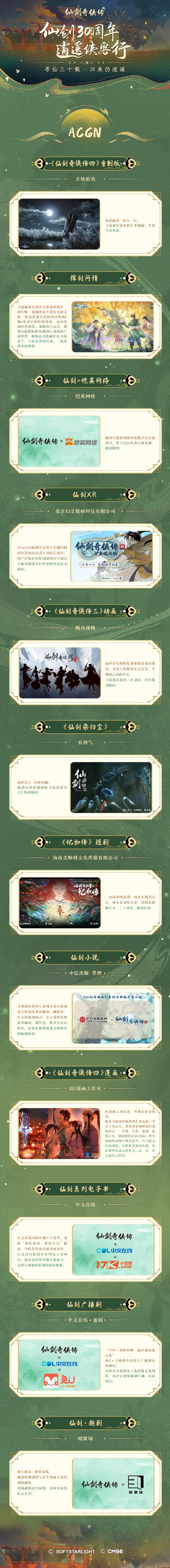 《仙剑奇侠传》喜迎30周年! 2