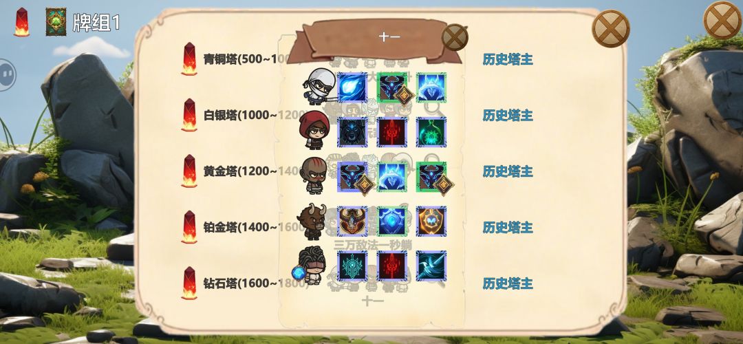 新手攻略,英雄强度表 2