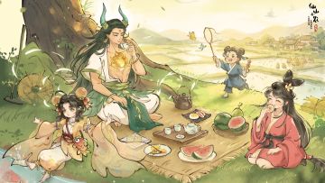 【壁纸分享】村居半日闲