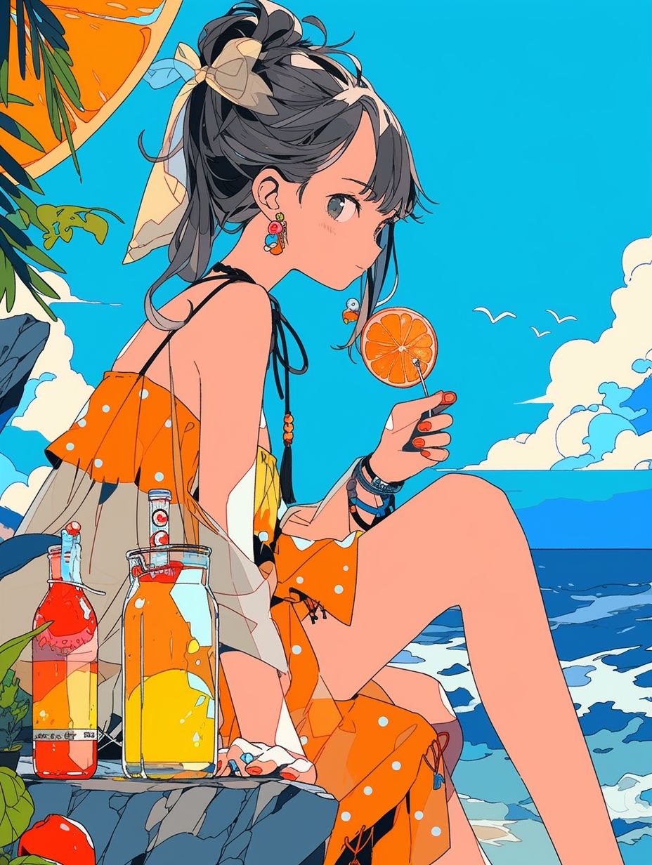 画师:ポップな夏のビーチ 9
