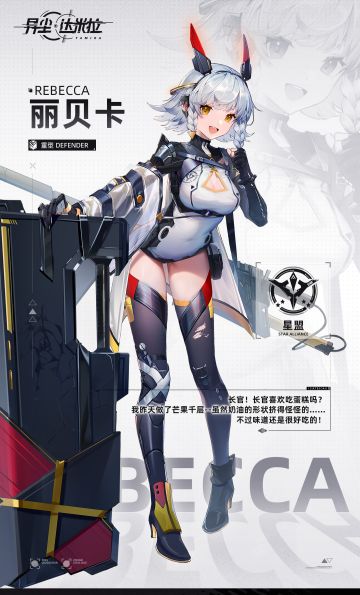 【战员登舰信息录入】——丽贝卡