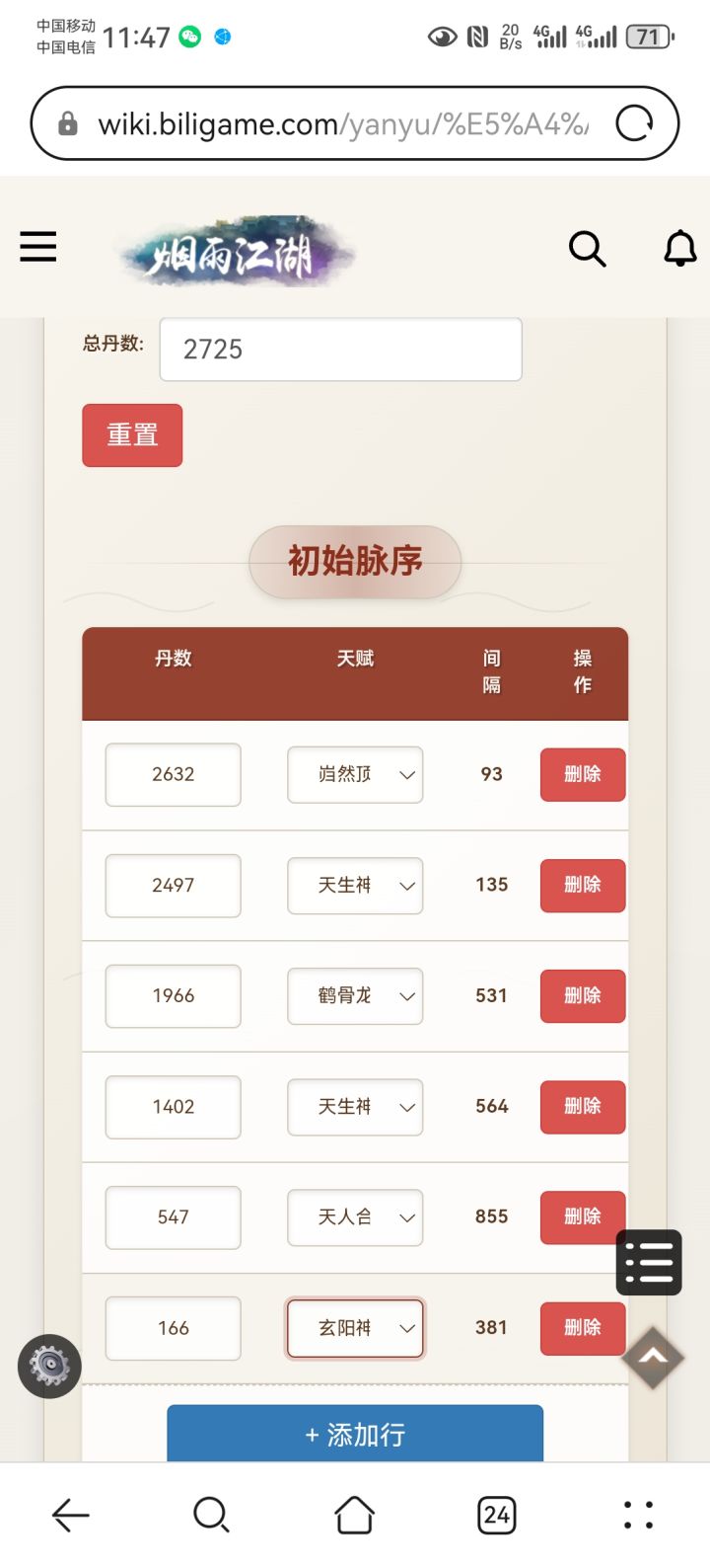 洗脉截图