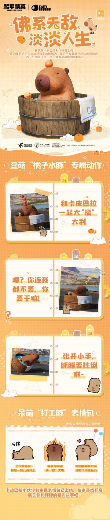 新伙伴报道 | 佛系无敌，淡淡人生。卡皮巴拉正版授权宠物上线！