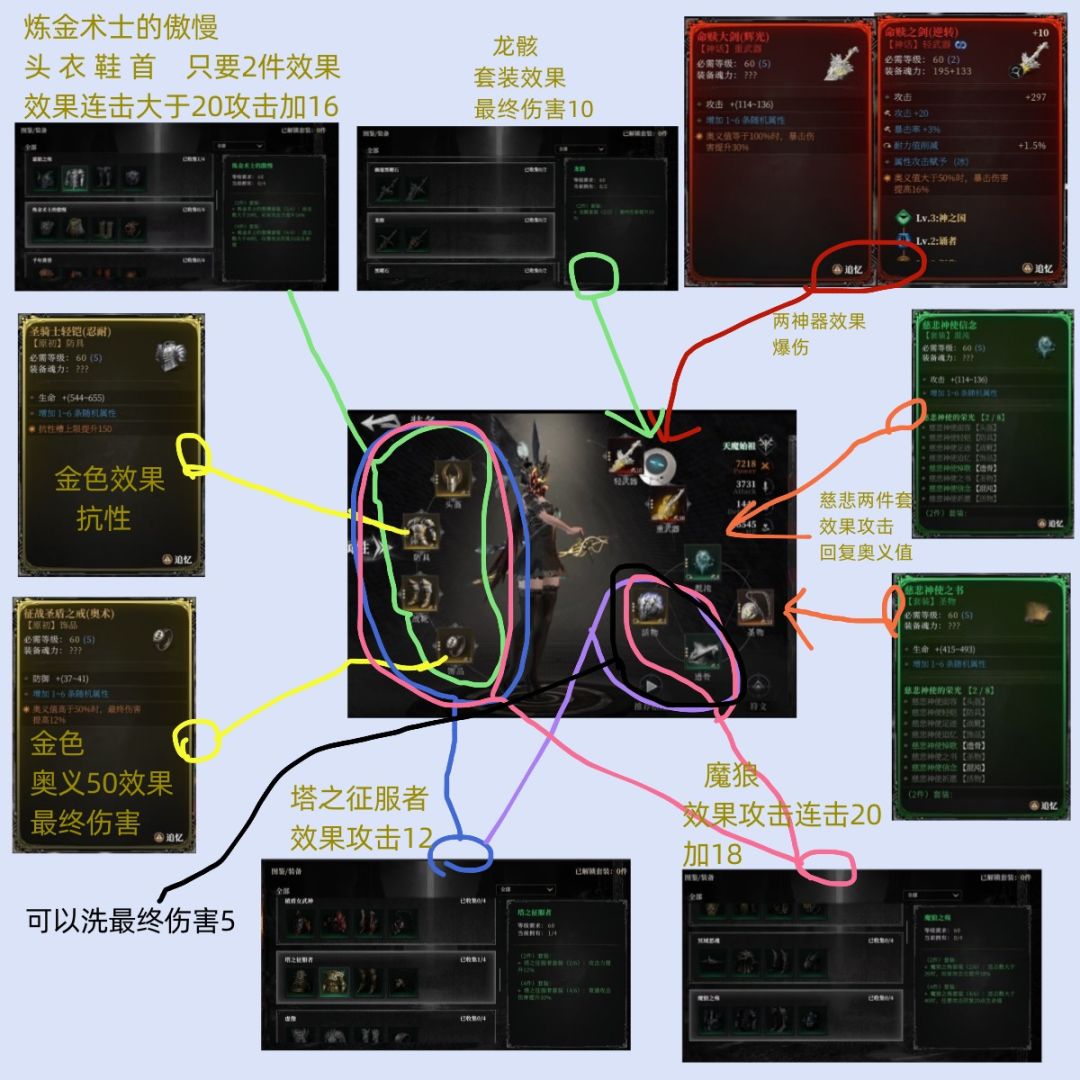 最佳装备搭配截图