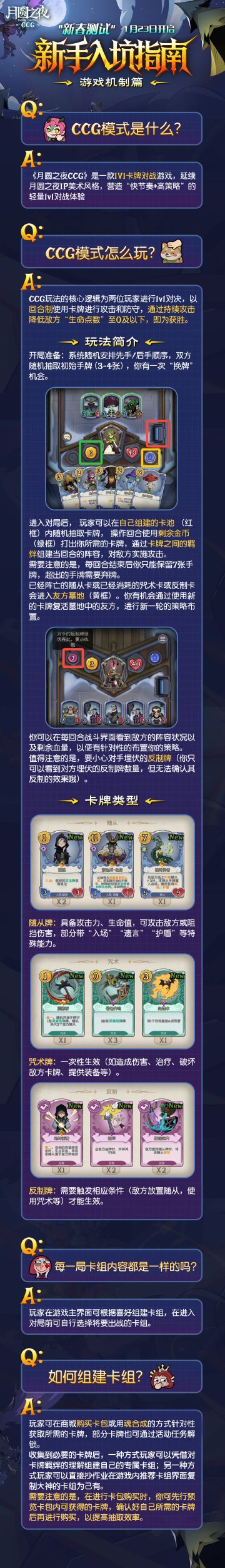 【月圆之夜 CCG】“新春测试”・机制篇