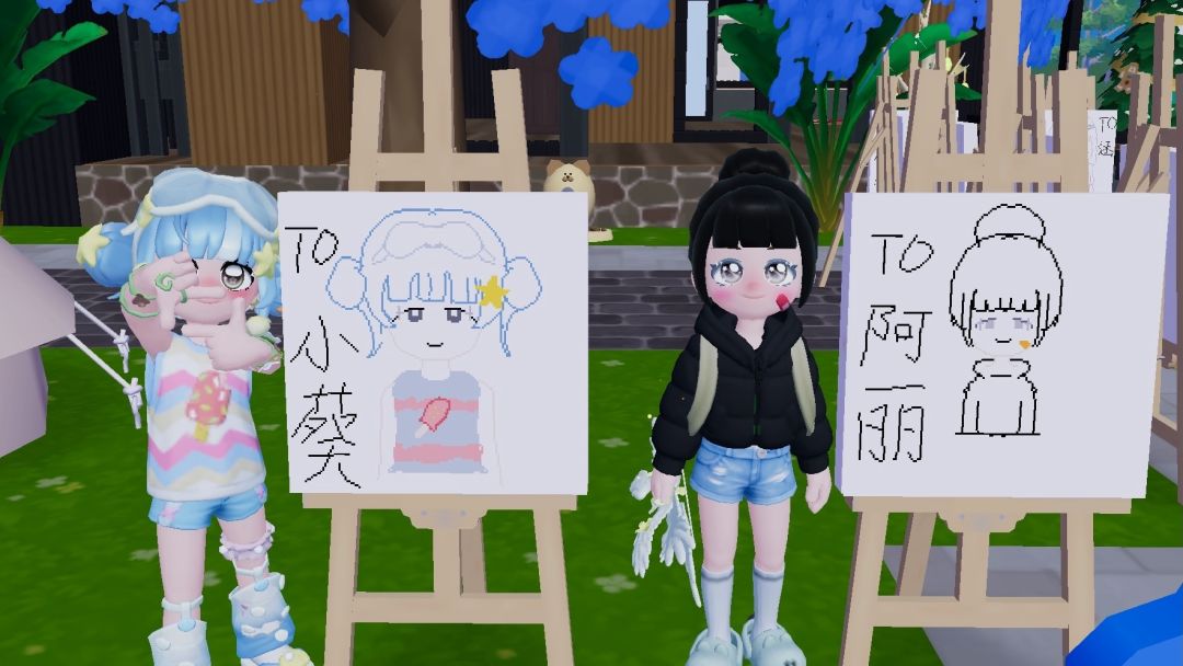 心动小镇画画玩法谁还没试！ 2