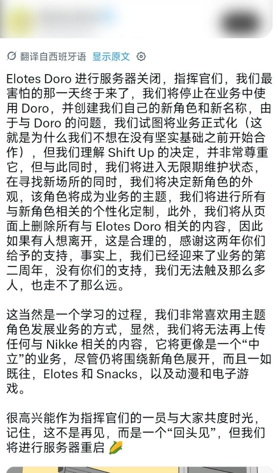 NIKKE版权炮来了,墨西哥Doro小店惨遭关门 3