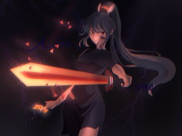 画了一只汐羽