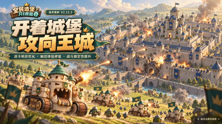 〖版本更新〗选卡更顺,开着城堡攻向王城截图