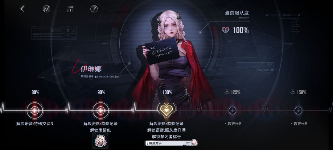 伊琳娜双100好感 6
