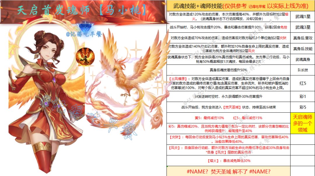 12.27 接下来登场的是 天启首发魂师马小桃截图