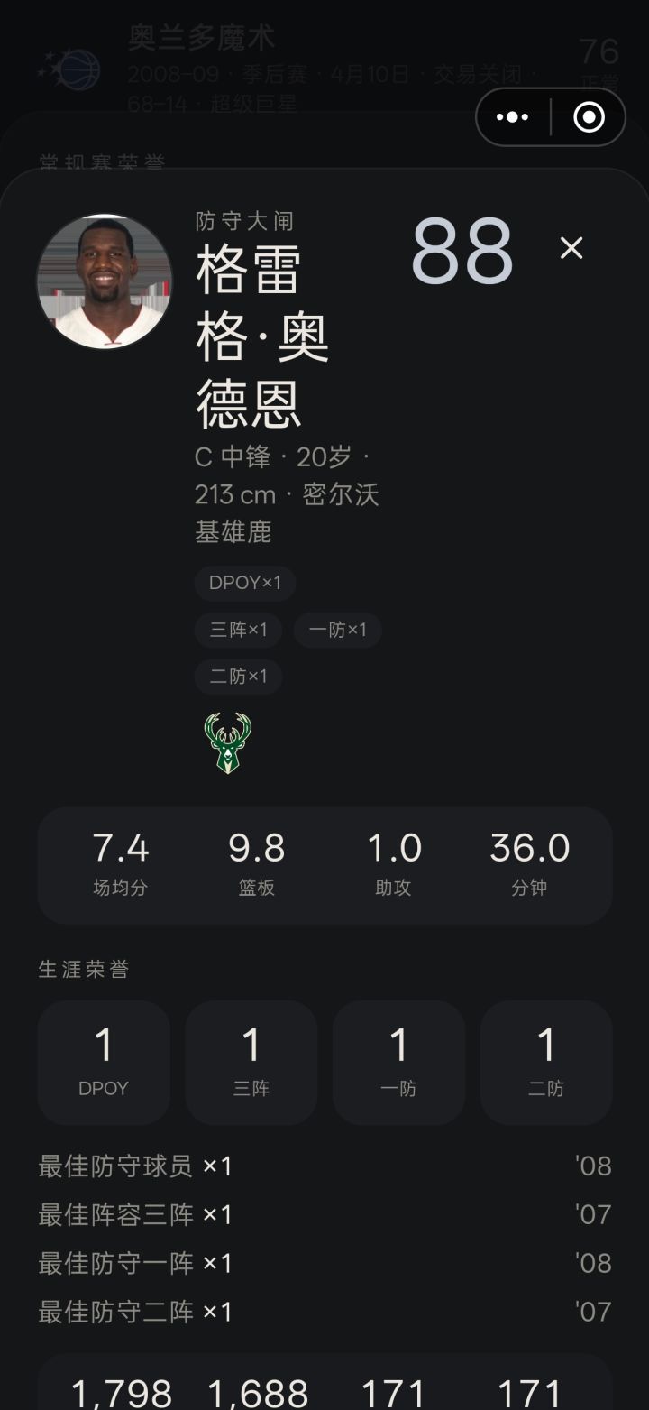 这数据也能拿最佳防守球员?截图