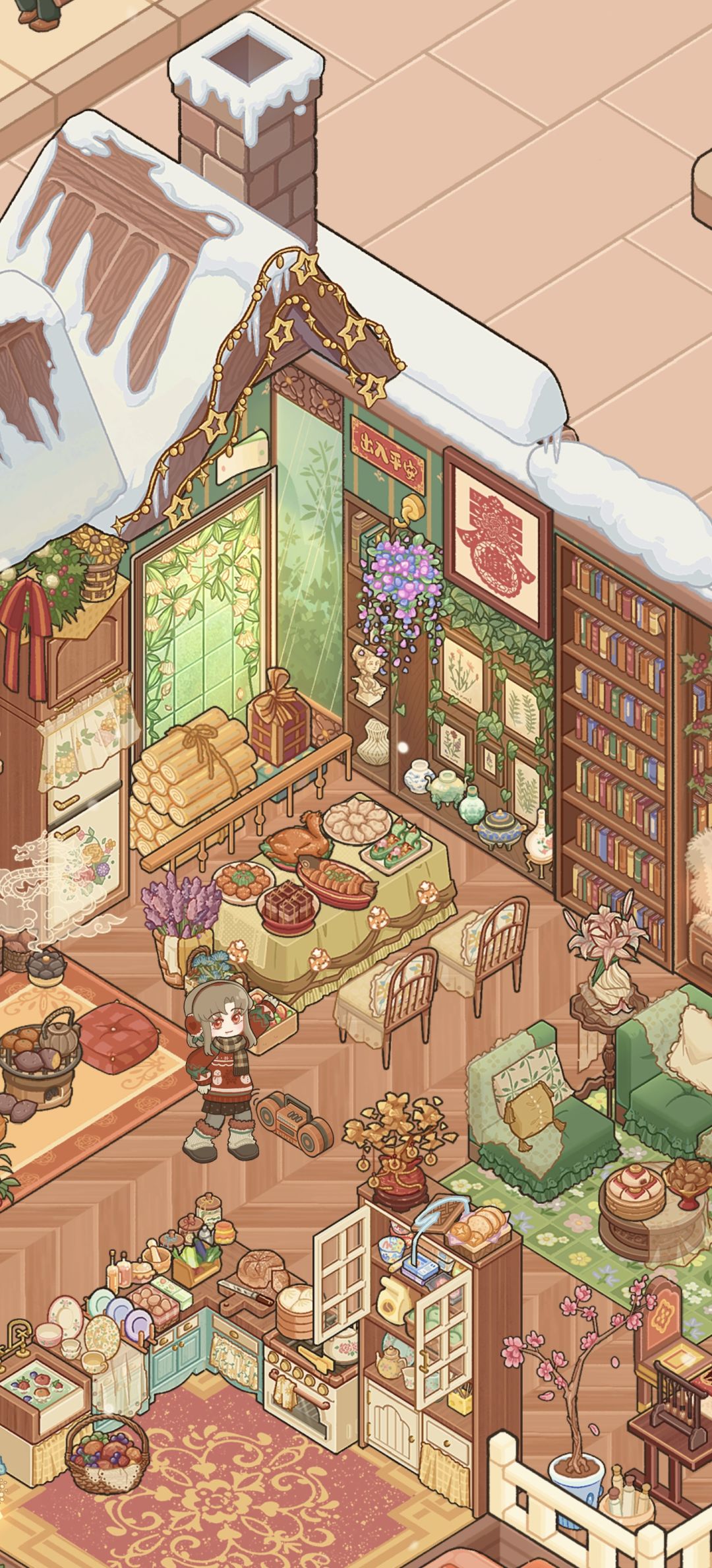 冬季过年小屋 2