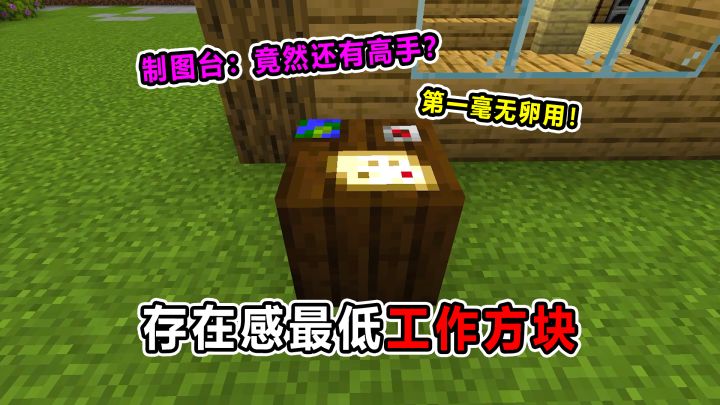 谁是MC存在感最低的工作方块!第一真就毫无卵用!截图