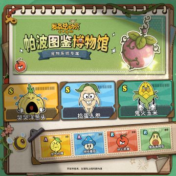 宠物系统即将开启-帕波图鉴