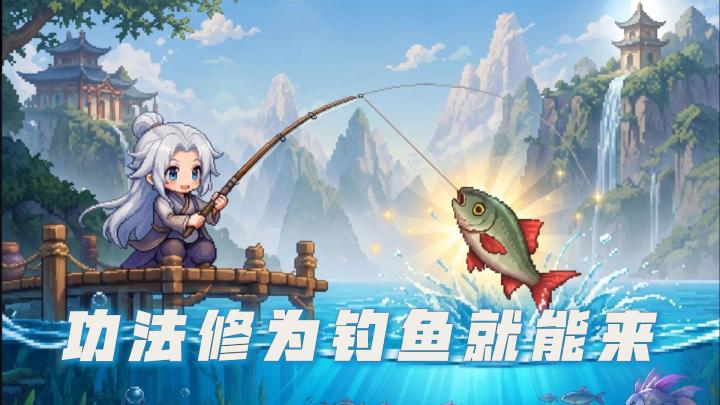 不肝不氪钓鱼修仙,装备功法武器想要钓鱼就能爆!!截图